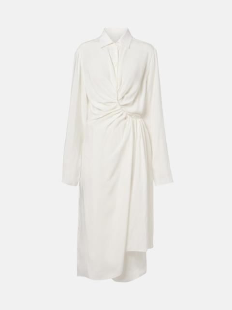 Maison Margiela Draped midi dress