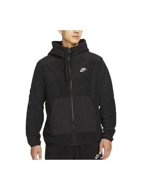 Nike Sportswear Style Essentials Zipped Jacket 'Black White' DD4883-010