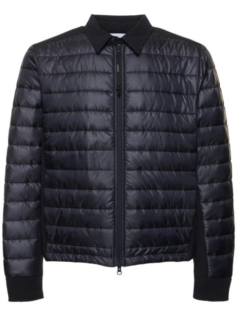 Lightweight quilted nylon puffer jacket