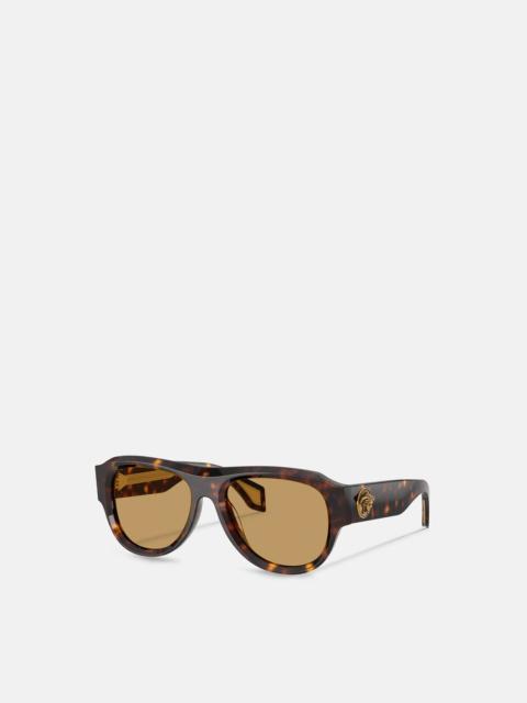 VERSACE Lucian Pilot Sunglasses