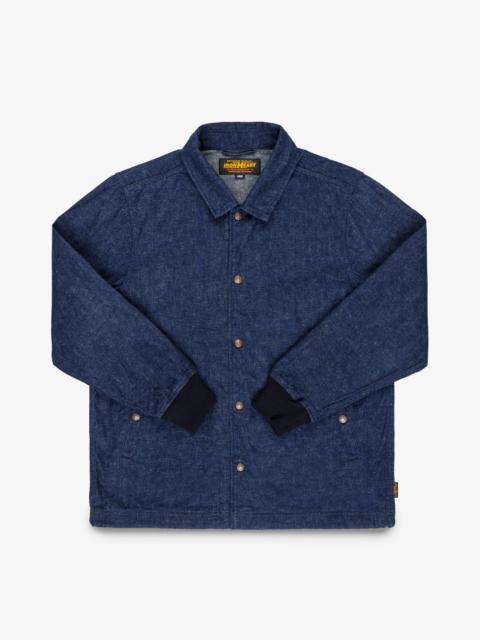 IHJ-161-IND-NP 10OZ NEPPY SELVEDGE DENIM COACH JACKET - INDIGO - NO PATCH