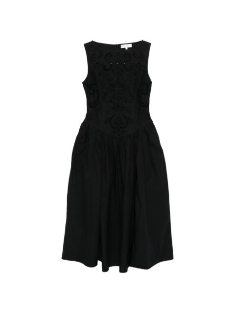 STINE GOYA Stine Goya Floral-embroidered Midi Dress
