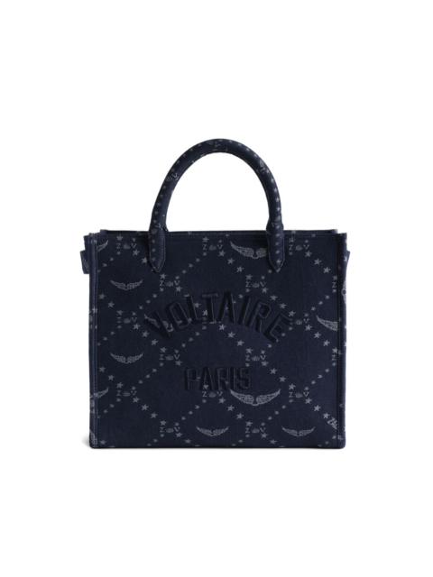 Zadig & Voltaire Angel monogram denim tote bag