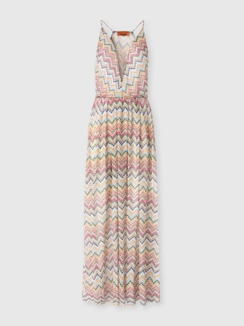 Missoni Long cover-up with irregular zig zag motif