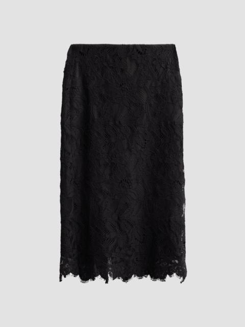 KOBI HALPERIN Women's Simone Corded Lace Midi Skirt - Black
