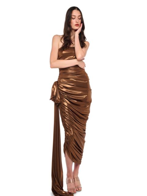 NORMA KAMALI STRAPLESS DIANA GOWN W BOW