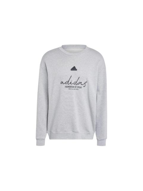 adidas adidas Brand Love French Terry Sweatshirt Medium Grey Heather