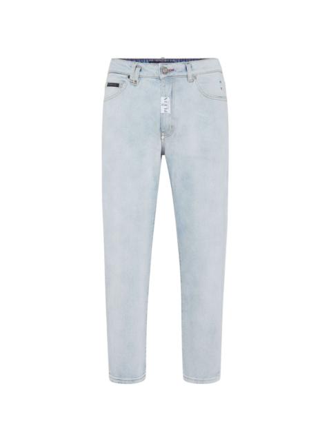 mid-rise cropped jeans