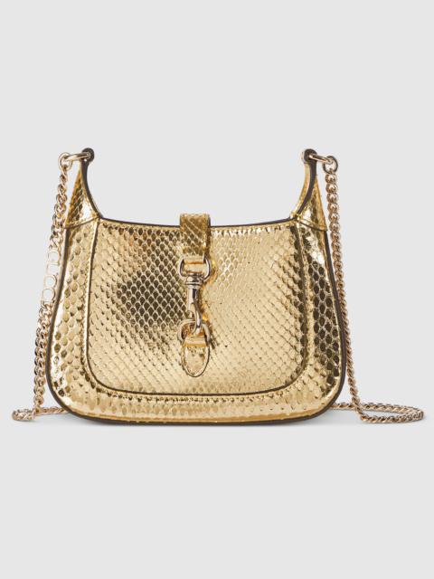 GUCCI Gucci Jackie Notte mini python bag