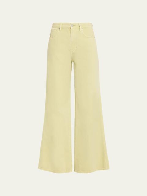 VERONICA BEARD Kasey Mid-Rise Wide-Leg Jeans