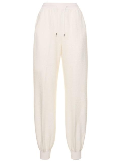 Fuji cashmere & silk midrise sweatpants