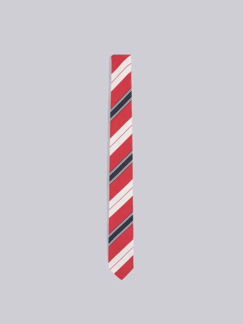 Thom Browne Tartan Stripe Jacquard Classic Tie