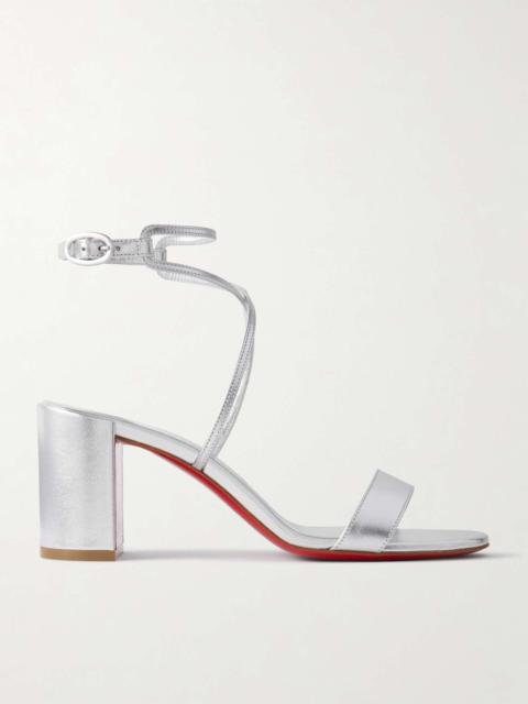 Christian Louboutin Choca Girl 70 metallic leather sandals