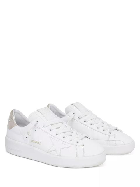 Women's Pure Star Leather Low-Top Sneakers