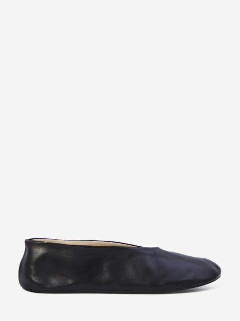 The Row Stella Mules in leather