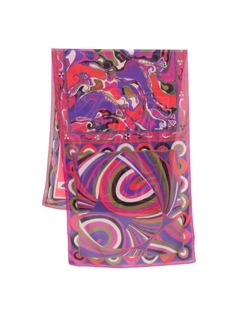 PUCCI Orchidee-print pareo