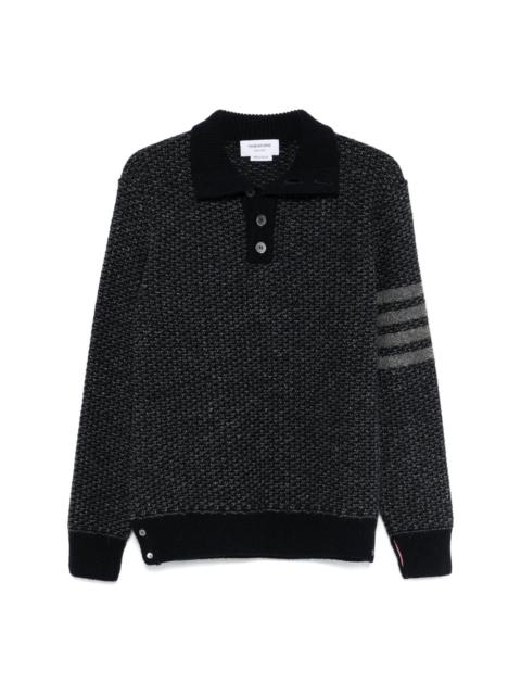 Thom Browne 4-Bar tweed sweater