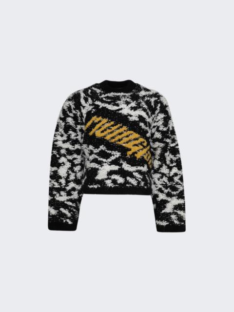 Giant Leopard Pull Over Black & White