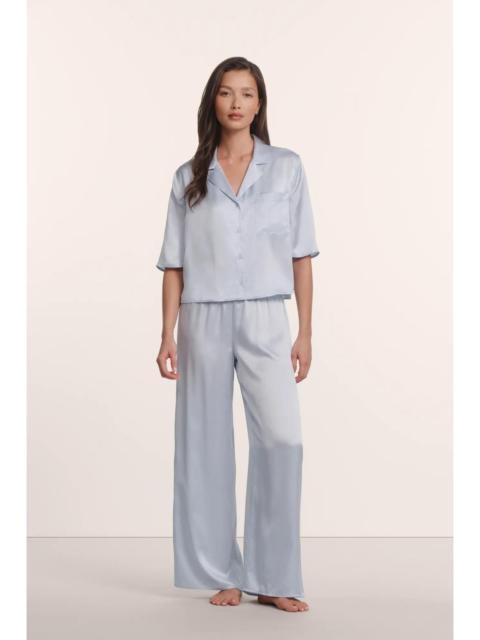 eberjey Inez Washable Silk Relaxed Wide Leg Pant PJ Set