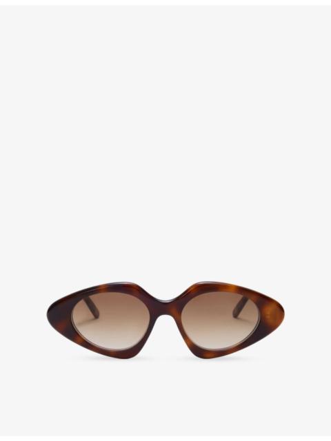 Loewe Triangle Slim Acetate Sunglasses