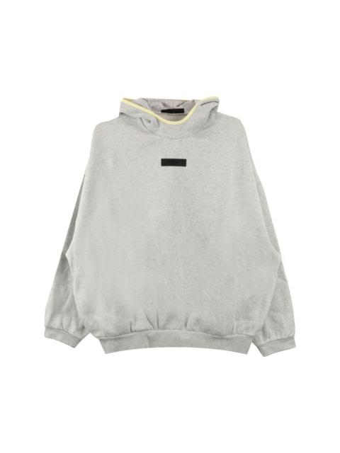 ESSENTIALS patch-detail cotton-blend hoodie