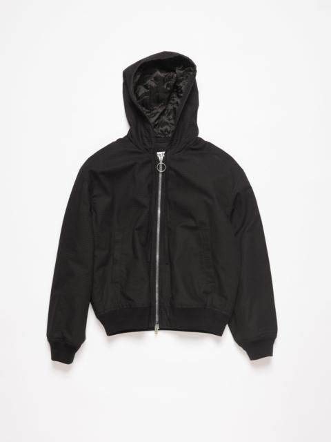 Ripstop padded jacket - Black