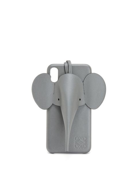 Loewe Elephant cover for iPhone XS Max in pearlized calfskin