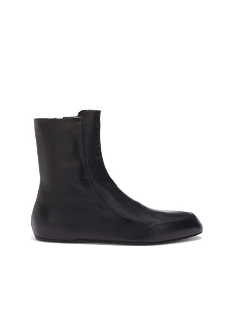 Jil Sander leather ankle boots