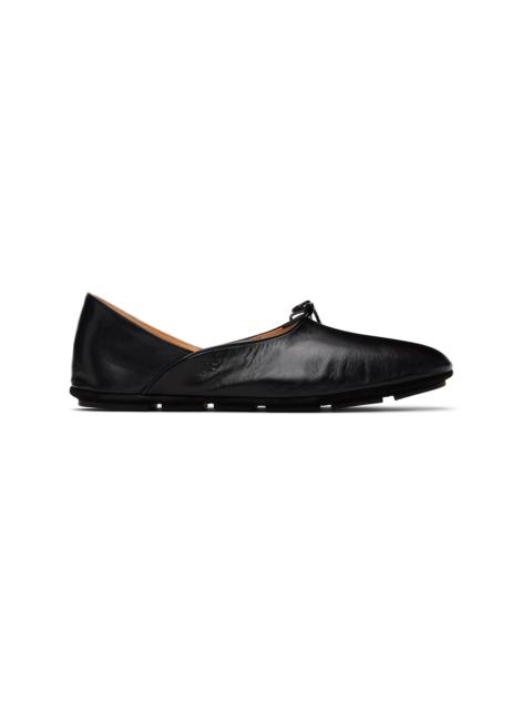 TOM FORD Black Shiny Kid Leather Rudolf Ballet Loafers