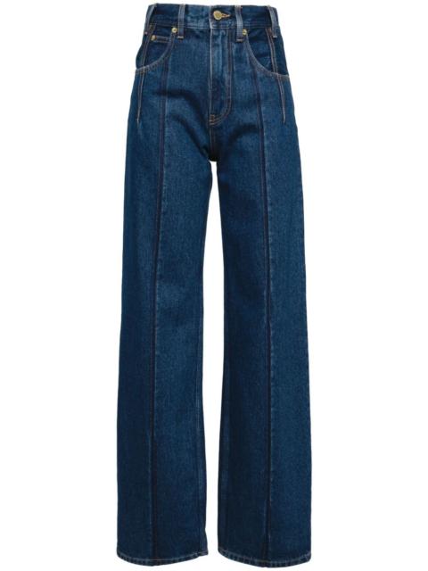 DARKPARK creased straight jeans