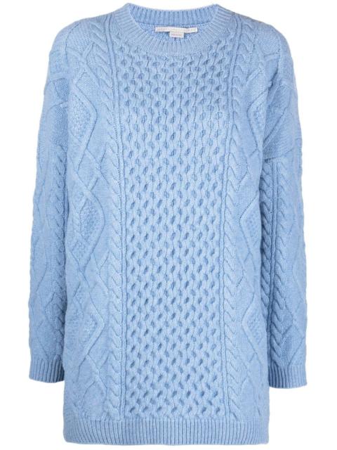 Stella McCartney Aran-knit oversized jumper