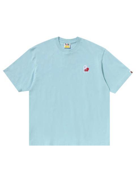 BAPE Ape Head 2 Point Relaxed Fit Tee 'Sax'