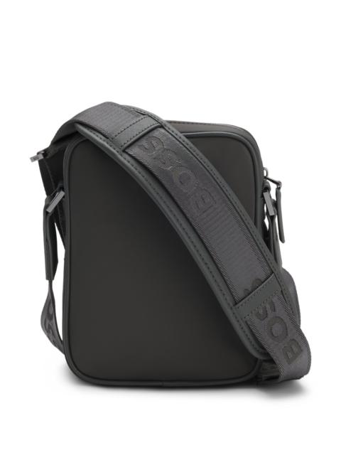 BOSS REPORTER BAG WITH DOUBLE B MONOGRAM HARDWARE