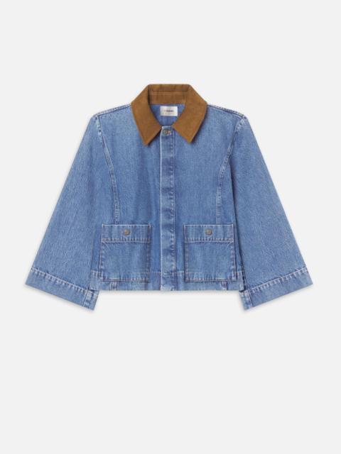 FRAME The Mini Denim Swing Jacket