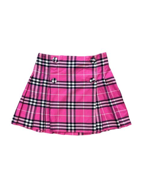 ミニスカート BURBERRY PINK WOOL MINI SKIRT ミニスカート Burberry Pink Wool Mini Skirt BURBERRY textured