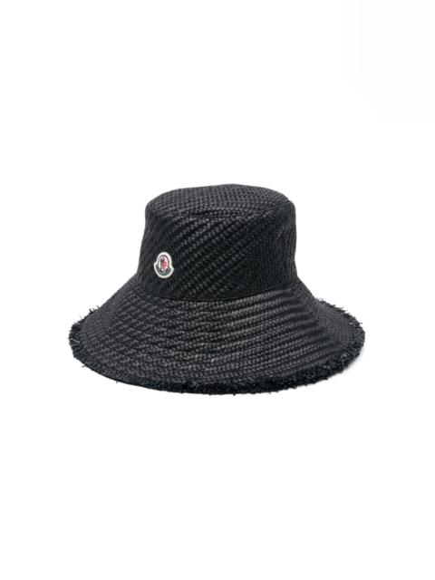logo-appliquÃ© interwoven bucket hat