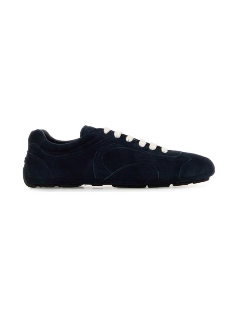 Dark Blue Suede Montecarlo Sneakers