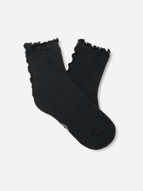 UGG ® Women's Karsyn Lettuce Edge Quarter II Cotton in Black