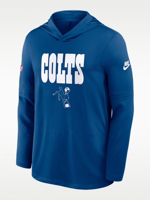 Indianapolis Colts Pass Accuracy Men's Nike Dri-FIT NFL Long-Sleeve Hooded Top