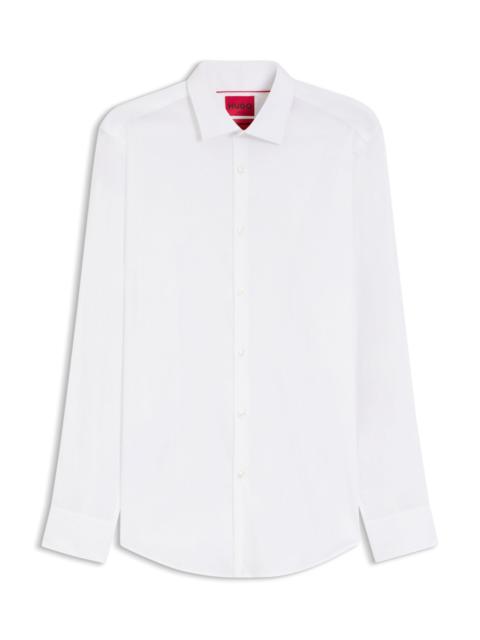 HUGO SLIM-FIT SHIRT IN A STRETCH-COTTON BLEND