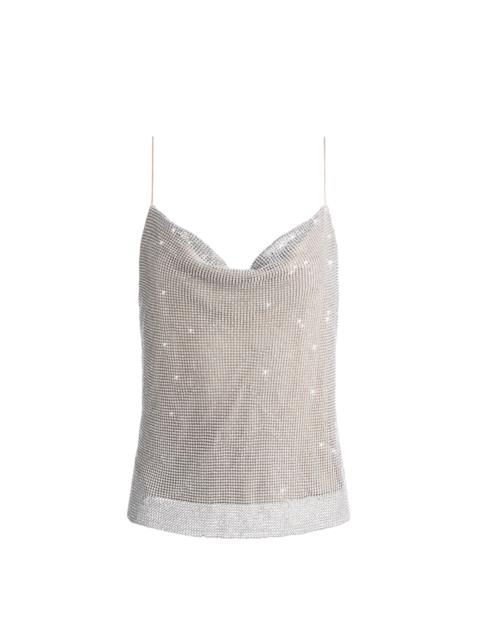 Alice + Olivia HARMON CHAINMAIL SLIP TANK