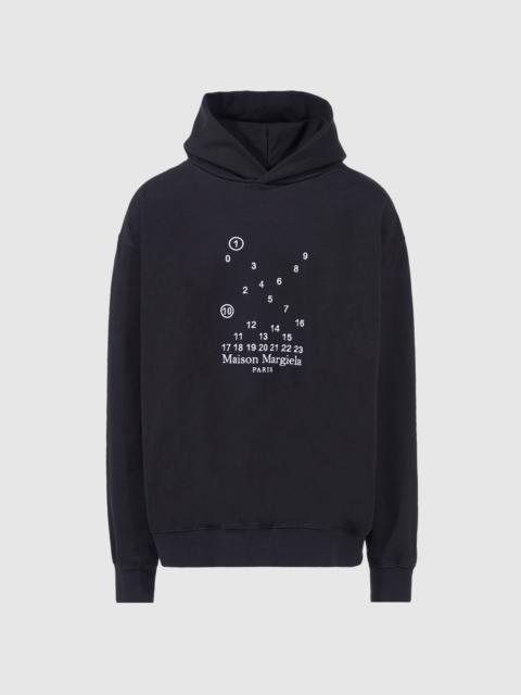 Maison Margiela BLACK LOGO HOODIE