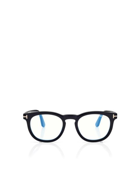 TOM FORD BLUE BLOCK ROUND OPTICALS