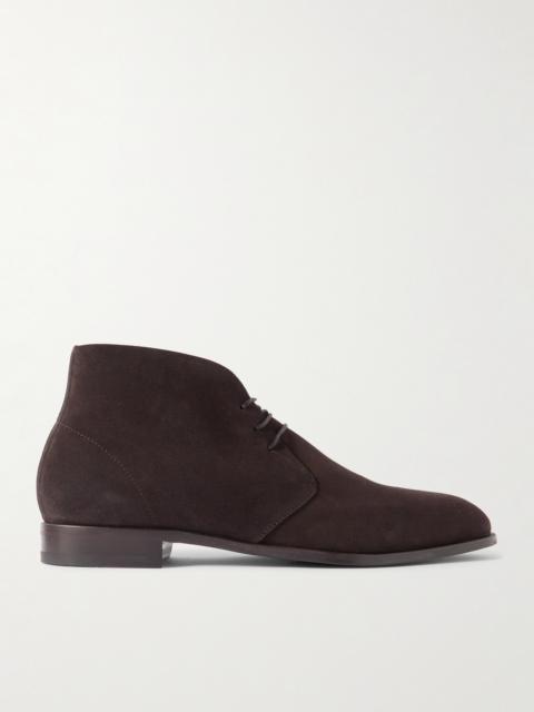 Manolo Blahnik Berwick Suede Chukka Boots