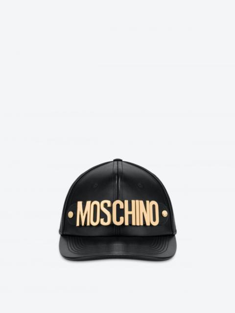 Moschino LETTERING LOGO NAPPA HAT