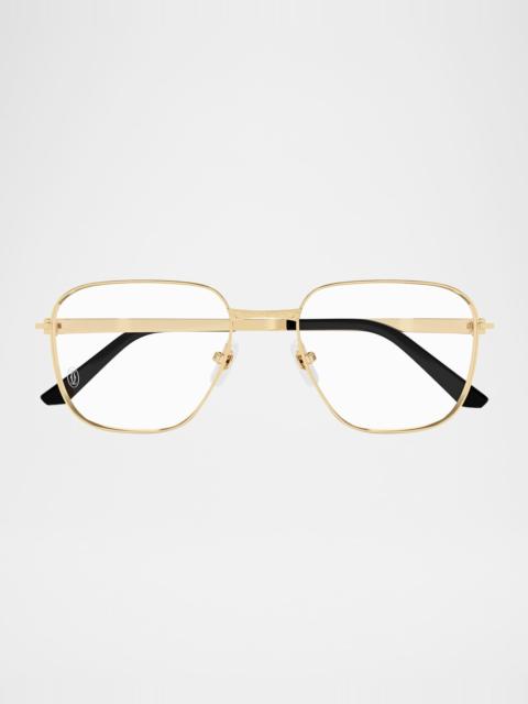 Cartier Men's Titanium Rectangle Optical Frames