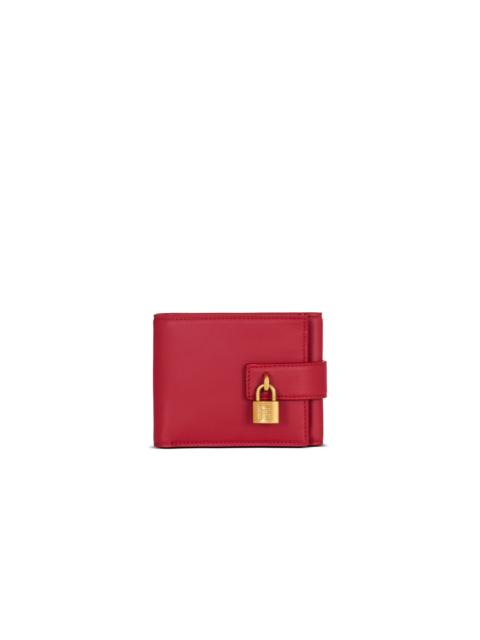 Balmain Pulse Trifold smooth leather wallet