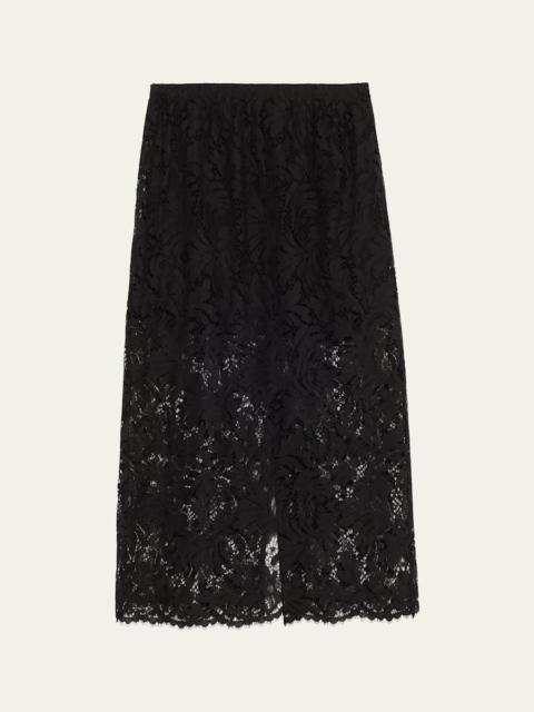 A.L.C. Lydia Lace Midi Skirt