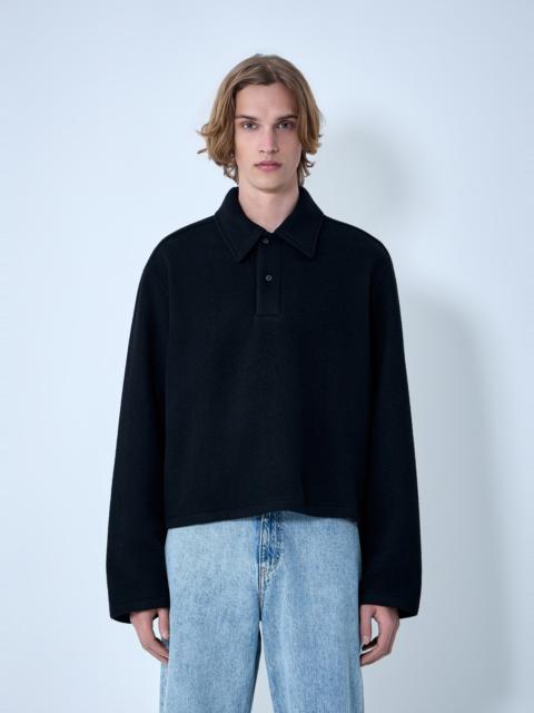 RIER Wool Blend Polo Sweater