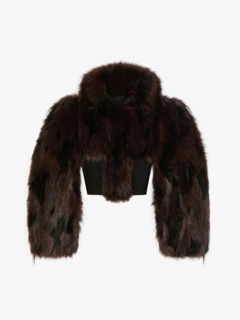 Givenchy SHORT VEST IN FAUX FUR